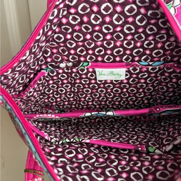 NWT Vera Bradley Cupcake Pink Little Betsy Purse Retired Tote Bag - Picture 6 of 7